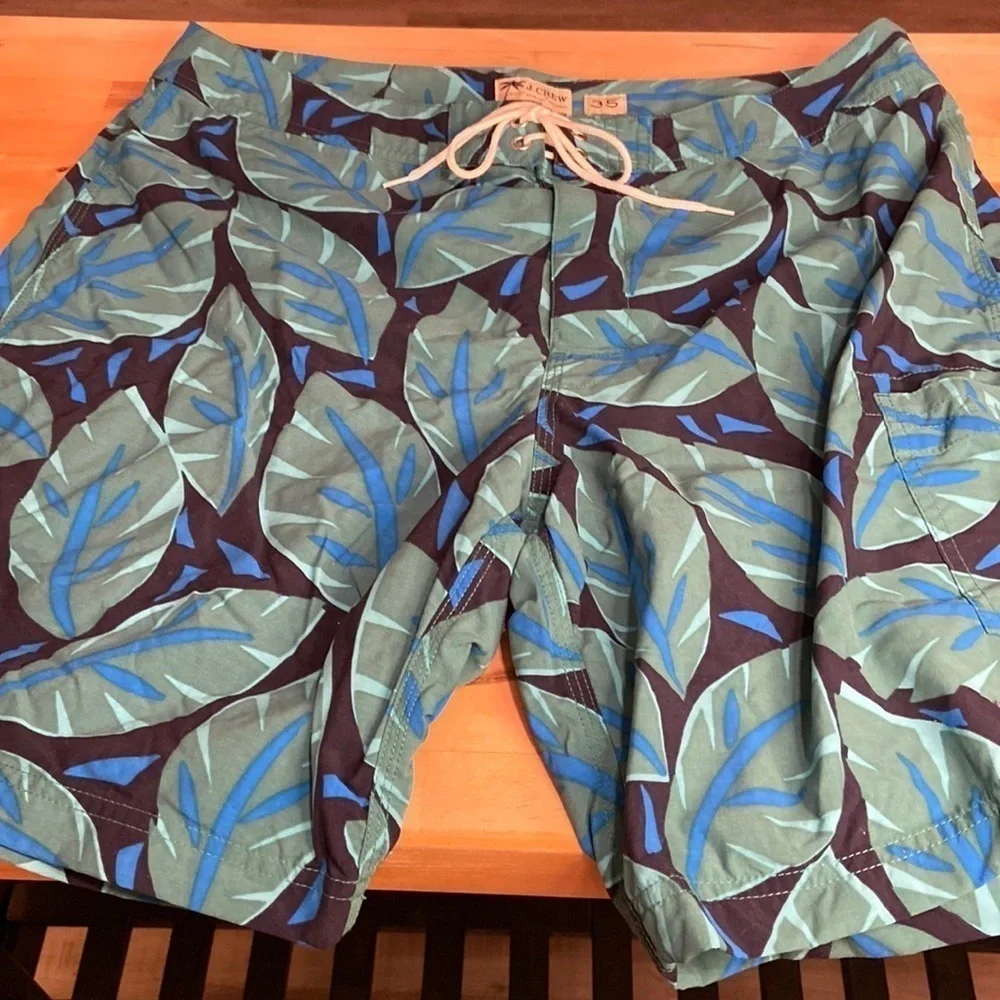 J. Crew mens swim trunks size 35